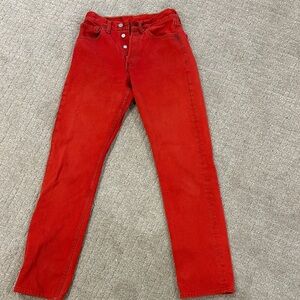 Levi's Bold Red Denim